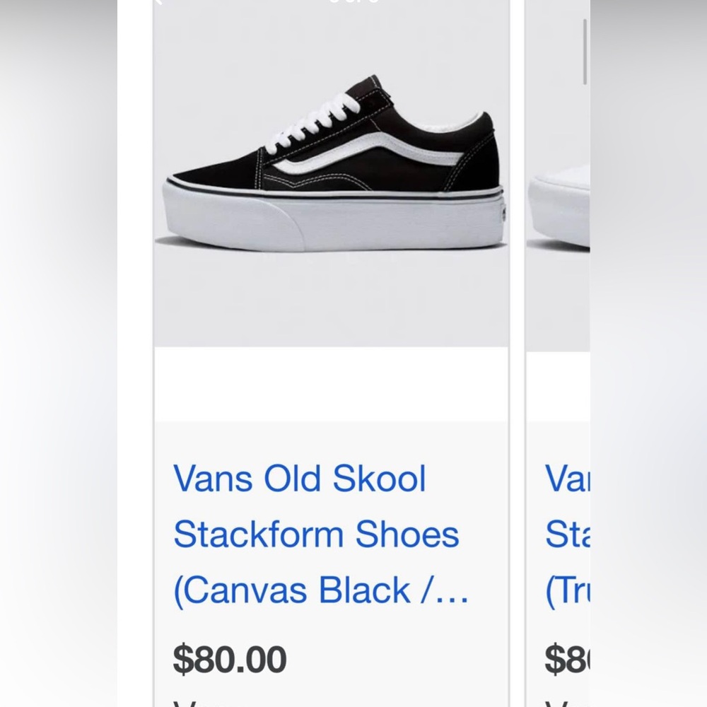 Brand New Platform Vans🖤🖤